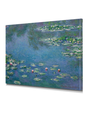 IPIC - Claude Monet's Water Lilies 1906 Art Reproduction, Giclee Print on Acid-Free Cotton Canvas Wall Art for Home Decor, Ready to Hang, Canvas Size: 30" x 24"