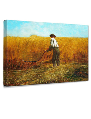 IPIC - The Veteran in a New Field 1865 by Winslow Homer, Giclee Canvas Print on Acid-Free Cotton, American Artist Winslow Homer Artwork for Rustic and Vintage Home Decor