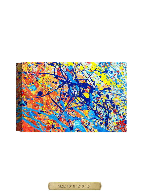 Abstract Jackson Pollock Style Artwork